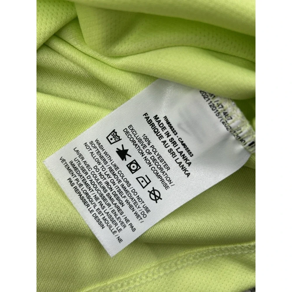 Nike Dri-Fit Children's Active Short Sleeve Shirt Size XL Lemon Twist Yellow‎